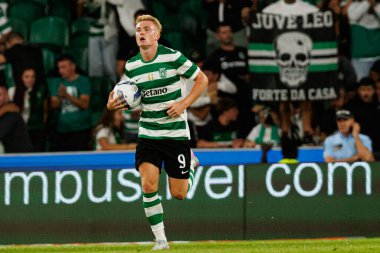 Conrad Harder, Liga Portekiz maçı sırasında Sporting CP ve FC Porto takımları arasında görüldü (Maciej Rogowski / Ball Raw Images)