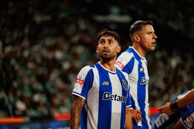 Alan Varela, Liga Portekiz maçında Sporting CP ve FC Porto takımları arasında gol üstüne gol atarken görüldü (Maciej Rogowski / Ball Raw Images)