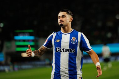 Borja Sainz, Liga Portekiz maçında Sporting CP ve FC Porto takımları arasında gol üstüne gol atarken görüldü (Maciej Rogowski / Ball Raw Images)