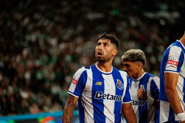 Alan Varela, Liga Portekiz maçı sırasında Sporting CP ve FC Porto takımları arasında görüldü (Maciej Rogowski / Ball Raw Images)