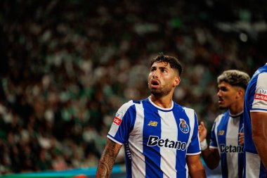 Alan Varela, Liga Portekiz maçı sırasında Sporting CP ve FC Porto takımları arasında görüldü (Maciej Rogowski / Ball Raw Images)