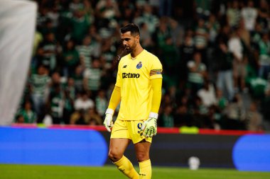 Diogo Costa, Liga Portekiz maçı sırasında Sporting CP ve FC Porto takımları arasında görüldü (Maciej Rogowski / Ball Raw Images)