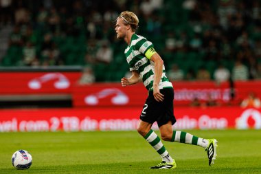 Morten Hjulmand, Liga Portekiz maçında Sporting CP ve FC Porto takımları arasında görüldü (Maciej Rogowski / Ball Raw Images)