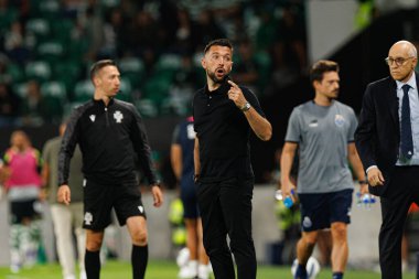 Francesco Farioli, Liga Portekiz maçında Sporting CP ve FC Porto takımları arasında görüldü (Maciej Rogowski / Ball Raw Images)