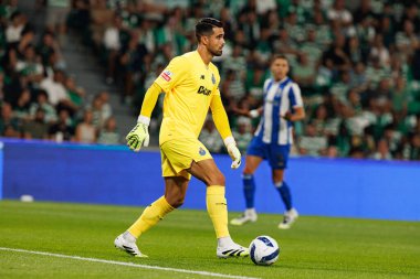 Diogo Costa, Liga Portekiz maçı sırasında Sporting CP ve FC Porto takımları arasında görüldü (Maciej Rogowski / Ball Raw Images)