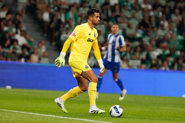 Diogo Costa, Liga Portekiz maçı sırasında Sporting CP ve FC Porto takımları arasında görüldü (Maciej Rogowski / Ball Raw Images)
