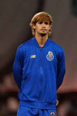 Rodrigo Mora, Liga Portekiz maçı sırasında Sporting CP ve FC Porto takımları arasında görüldü (Maciej Rogowski / Ball Raw Images)