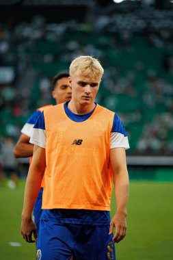 Victor Froholdt Liga Portekiz maçı sırasında Sporting CP ve FC Porto takımları arasında görüldü (Maciej Rogowski / Ball Raw Images)