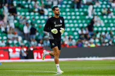 Diogo Costa, Liga Portekiz maçı sırasında Sporting CP ve FC Porto takımları arasında görüldü (Maciej Rogowski / Ball Raw Images)