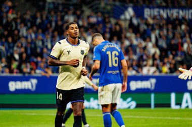 Marcus Rashford seen during LaLiga EA SPORTS game between teams of Real Oviedo  and FC Barcelona at Carlos Tartiere Stadium (Maciej Rogowski/Ball Raw Images)