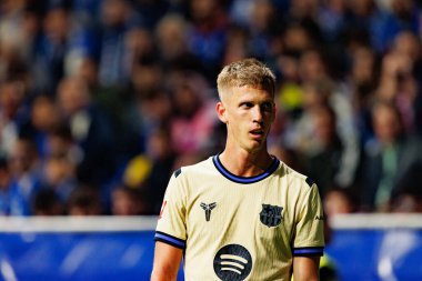 Dani Olmo seen during LaLiga EA SPORTS game between teams of Real Oviedo  and FC Barcelona at Carlos Tartiere Stadium (Maciej Rogowski/Ball Raw Images)