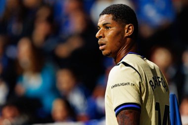 Marcus Rashford seen during LaLiga EA SPORTS game between teams of Real Oviedo  and FC Barcelona at Carlos Tartiere Stadium (Maciej Rogowski/Ball Raw Images)