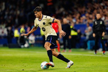 Gerard Martin seen during LaLiga EA SPORTS game between teams of Real Oviedo  and FC Barcelona at Carlos Tartiere Stadium (Maciej Rogowski/Ball Raw Images)