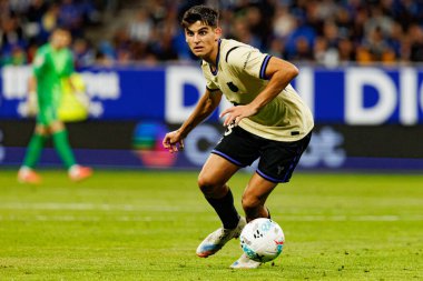 Gerard Martin seen during LaLiga EA SPORTS game between teams of Real Oviedo  and FC Barcelona at Carlos Tartiere Stadium (Maciej Rogowski/Ball Raw Images)