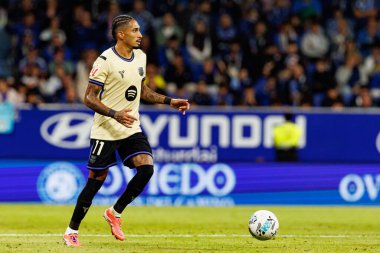 Raphinha seen during LaLiga EA SPORTS game between teams of Real Oviedo  and FC Barcelona at Carlos Tartiere Stadium (Maciej Rogowski/Ball Raw Images)