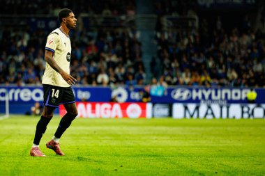 Marcus Rashford seen during LaLiga EA SPORTS game between teams of Real Oviedo  and FC Barcelona at Carlos Tartiere Stadium (Maciej Rogowski/Ball Raw Images)