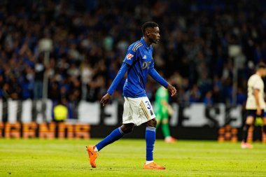 Abdel Rahim Alhassan seen during LaLiga EA SPORTS game between teams of Real Oviedo  and FC Barcelona at Carlos Tartiere Stadium (Maciej Rogowski/Ball Raw Images)