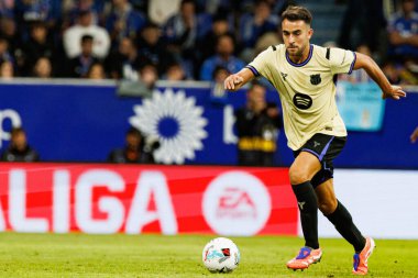 Eric Garcia seen during LaLiga EA SPORTS game between teams of Real Oviedo  and FC Barcelona at Carlos Tartiere Stadium (Maciej Rogowski/Ball Raw Images)