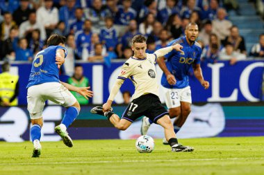 Marc Casado seen during LaLiga EA SPORTS game between teams of Real Oviedo  and FC Barcelona at Carlos Tartiere Stadium (Maciej Rogowski/Ball Raw Images)