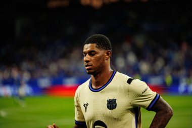 Marcus Rashford seen during LaLiga EA SPORTS game between teams of Real Oviedo  and FC Barcelona at Carlos Tartiere Stadium (Maciej Rogowski/Ball Raw Images)