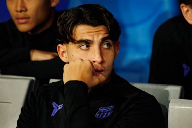Toni Fernandez seen during LaLiga EA SPORTS game between teams of Real Oviedo  and FC Barcelona at Carlos Tartiere Stadium (Maciej Rogowski/Ball Raw Images)