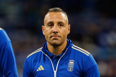 Santiago Santi Cazorla seen during LaLiga EA SPORTS game between teams of Real Oviedo  and FC Barcelona at Carlos Tartiere Stadium (Maciej Rogowski/Ball Raw Images)