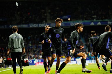 Pau Cubarsi seen during LaLiga EA SPORTS game between teams of Real Oviedo  and FC Barcelona at Carlos Tartiere Stadium (Maciej Rogowski/Ball Raw Images)