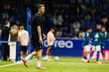 Robert Lewandowski seen during LaLiga EA SPORTS game between teams of Real Oviedo  and FC Barcelona at Carlos Tartiere Stadium (Maciej Rogowski/Ball Raw Images)