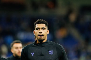 Ronald Araujo seen during LaLiga EA SPORTS game between teams of Real Oviedo  and FC Barcelona at Carlos Tartiere Stadium (Maciej Rogowski/Ball Raw Images)