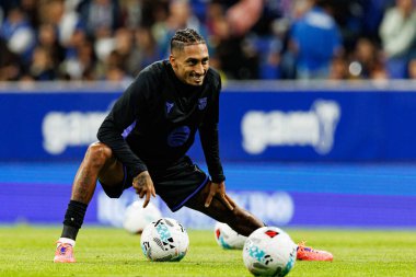 Raphinha seen during LaLiga EA SPORTS game between teams of Real Oviedo  and FC Barcelona at Carlos Tartiere Stadium (Maciej Rogowski/Ball Raw Images)