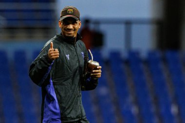 Ronald Araujo seen during LaLiga EA SPORTS game between teams of Real Oviedo  and FC Barcelona at Carlos Tartiere Stadium (Maciej Rogowski/Ball Raw Images)
