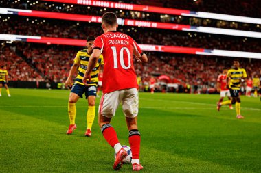 Georgiy Sudakov seen during Liga Portugal game between SL Benfica and Gil Vicente FC (Ball Raw Images/ Maciej Rogowski)