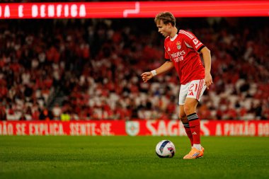 Andreas Schjelderup seen during Liga Portugal game between SL Benfica and Gil Vicente FC (Ball Raw Images/ Maciej Rogowski)