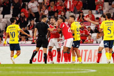 Nicolas Otamendi and Richard Rios seen during Liga Portugal game between SL Benfica and Gil Vicente FC (Ball Raw Images/ Maciej Rogowski)