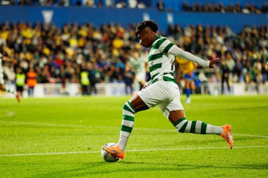 Alisson Santos seen during Liga Portugal game between teams of GD Estoril Praia and Sporting CP at Estadio Antonio Coimbra da Mota (Maciej Rogowski/Ball Raw Images)