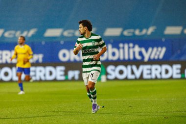 Pedro Goncalves seen during Liga Portugal game between teams of GD Estoril Praia and Sporting CP at Estadio Antonio Coimbra da Mota (Maciej Rogowski/Ball Raw Images)
