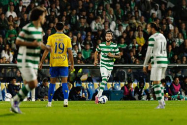 Zeno Debast seen during Liga Portugal game between teams of GD Estoril Praia and Sporting CP at Estadio Antonio Coimbra da Mota (Maciej Rogowski/Ball Raw Images)