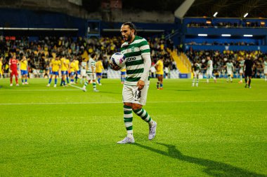 Giorgi Kochorashvili seen during Liga Portugal game between teams of GD Estoril Praia and Sporting CP at Estadio Antonio Coimbra da Mota (Maciej Rogowski/Ball Raw Images)
