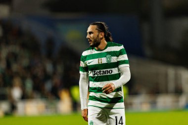 Giorgi Kochorashvili seen during Liga Portugal game between teams of GD Estoril Praia and Sporting CP at Estadio Antonio Coimbra da Mota (Maciej Rogowski/Ball Raw Images)