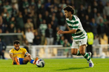 Pedro Goncalves seen during Liga Portugal game between teams of GD Estoril Praia and Sporting CP at Estadio Antonio Coimbra da Mota (Maciej Rogowski/Ball Raw Images)