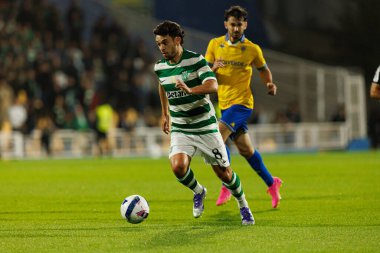 Pedro Goncalves seen during Liga Portugal game between teams of GD Estoril Praia and Sporting CP at Estadio Antonio Coimbra da Mota (Maciej Rogowski/Ball Raw Images)