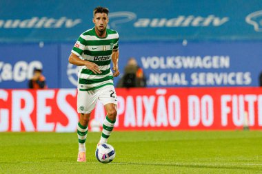 Goncalo Inacio seen during Liga Portugal game between teams of GD Estoril Praia and Sporting CP at Estadio Antonio Coimbra da Mota (Maciej Rogowski/Ball Raw Images)