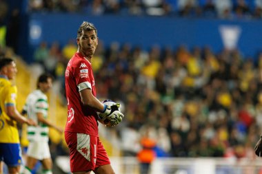 Joel Robles seen during Liga Portugal game between teams of GD Estoril Praia and Sporting CP at Estadio Antonio Coimbra da Mota (Maciej Rogowski/Ball Raw Images)
