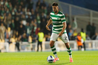 Goncalo Inacio seen during Liga Portugal game between teams of GD Estoril Praia and Sporting CP at Estadio Antonio Coimbra da Mota (Maciej Rogowski/Ball Raw Images)