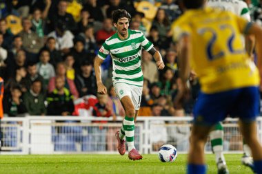 Francisco Trincao seen during Liga Portugal game between teams of GD Estoril Praia and Sporting CP at Estadio Antonio Coimbra da Mota (Maciej Rogowski/Ball Raw Images)