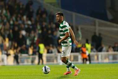 Goncalo Inacio seen during Liga Portugal game between teams of GD Estoril Praia and Sporting CP at Estadio Antonio Coimbra da Mota (Maciej Rogowski/Ball Raw Images)