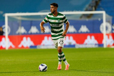 Goncalo Inacio seen during Liga Portugal game between teams of GD Estoril Praia and Sporting CP at Estadio Antonio Coimbra da Mota (Maciej Rogowski/Ball Raw Images)
