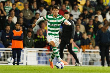 Giorgos Vagiannidis seen during Liga Portugal game between teams of GD Estoril Praia and Sporting CP at Estadio Antonio Coimbra da Mota (Maciej Rogowski/Ball Raw Images)