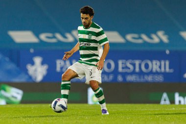 Pedro Goncalves seen during Liga Portugal game between teams of GD Estoril Praia and Sporting CP at Estadio Antonio Coimbra da Mota (Maciej Rogowski/Ball Raw Images)