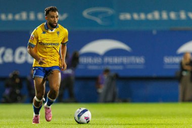 Rafik Guitane seen during Liga Portugal game between teams of GD Estoril Praia and Sporting CP at Estadio Antonio Coimbra da Mota (Maciej Rogowski/Ball Raw Images)